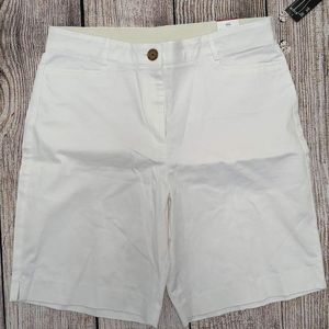 Women's white shorts